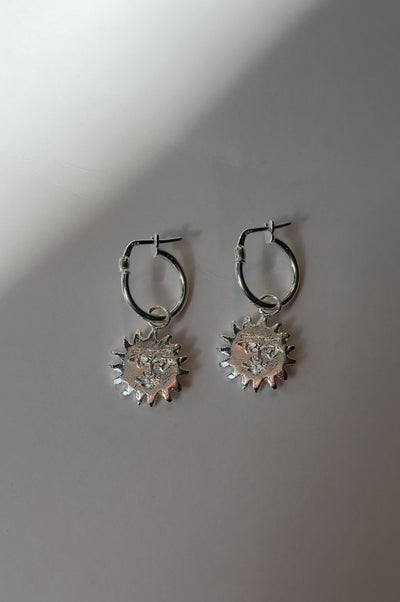 BILAK JEWELRY Boucles d'oreilles Soleil  - Argent Sterling