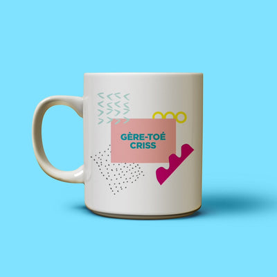 OUI MANON Tasse - Gère-toé criss