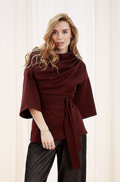 MELOW Zulu Top - Burgundy