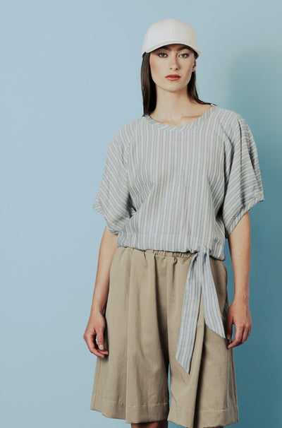 BODYBAG Haut Bahia - Bleu Ligné