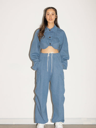 MERCY HOUSE Chase Work Trousers - Indigo Denim