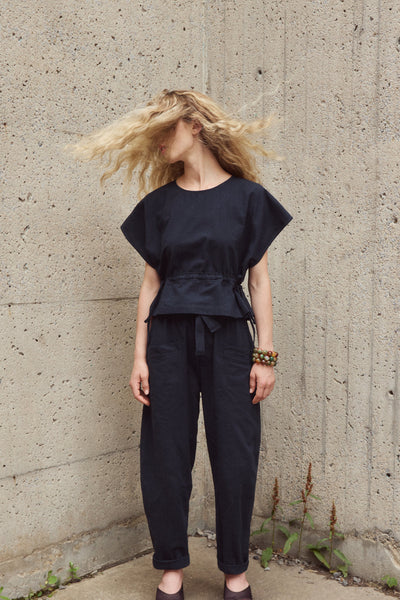 EVE GRAVEL Pantalon Barney - Noir