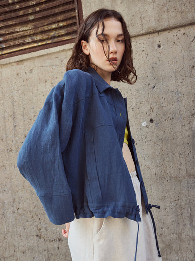 EVE GRAVEL Veste Cole - Pétrole