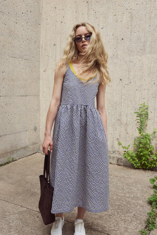 EVE GRAVEL Glinda Dress - Blue Mauve