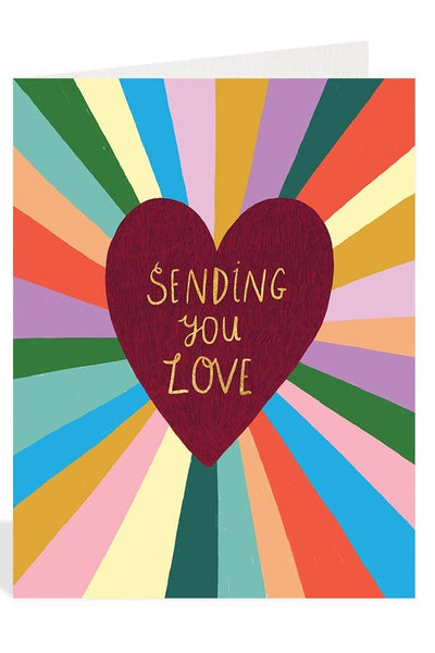 HALFPENNY POSTAGE Mini Carte Envoie de l'Amour