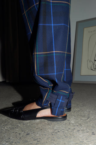 EVE GRAVEL Snowdown Pants - Blue Tartan