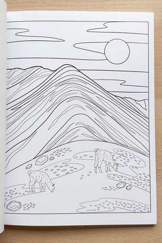 ITSFUNNYHOWW Cahier à colorier - Voyage