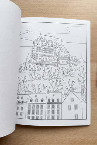 ITSFUNNYHOWW Cahier à colorier - Voyage