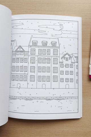 ITSFUNNYHOWW Cahier à colorier - Voyage