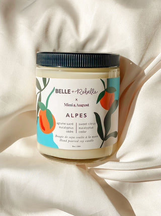 MIMI & AUGUST X BELLE + REBELLE Alps Candle - 8 Oz