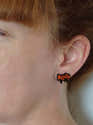 Boucles D'oreilles Halloween Couteau Sang + Collier Gouttes - Accessoire Déguisement Sorcière Vampire - 3