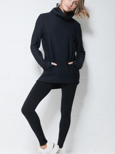 MONDOR Footless Thermal Tights 4790 - Black