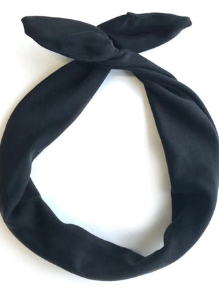 Bandeau à torsader noir GIBOU. Montreal designer boutique.