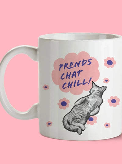 OUI MANON Tasse - Prends chat chill