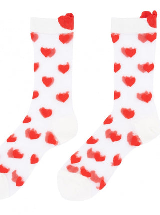 COUCOU SUZETTE Transparent Socks - Meow