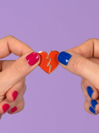 COUCOU SUZETTE Pin's Ensemble Coeur, parfaite idée de cadeau pour femme et meilleures amies.
