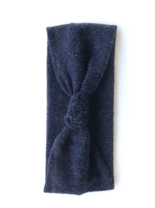Bandeau avec noeud bleu marin GIBOU. Montreal designer boutique.