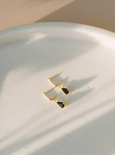 SANDRINE DEVOST Boucles d'Oreilles Juliette - Noir