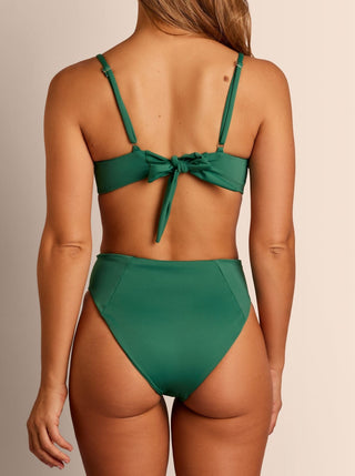 JUNE SWIMWEAR Bikini Bottom Moana - Leaf Green