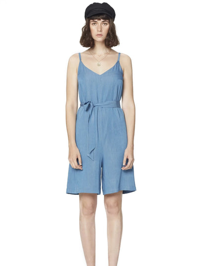 ANNIE 50 Paradise Flyer Jumpsuit - Denim