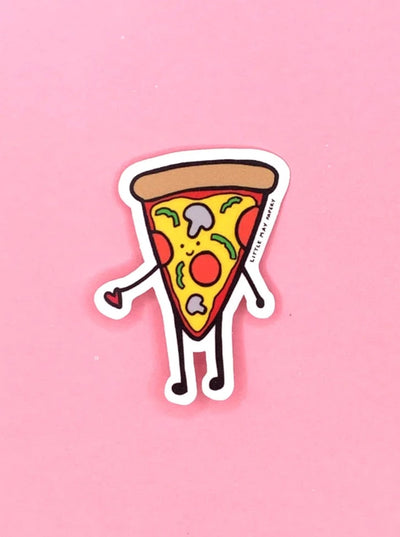 LITTLE MAY PAPERY Autocollant en Vinyle - Pizza